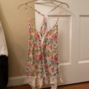 Colorful free people blouse